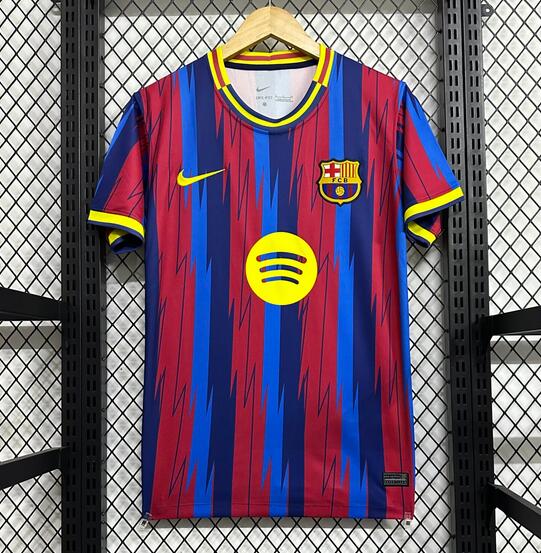 Barcelona 2024/25 Special Blue Red Shirt Soccer Jersey
