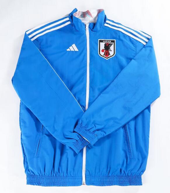 Japan 2023/24 Blue Double-Faced Windbreaker Jacket