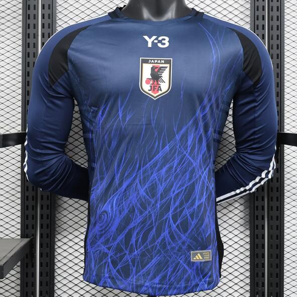 Japan 2024/25 Home Long Sleeved Match Version Shirt Soccer Jersey