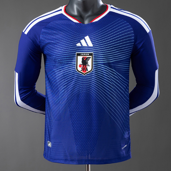 Japan 2026 FIFA World Cup Home Long Sleeved Match Version Shirt Soccer Jersey