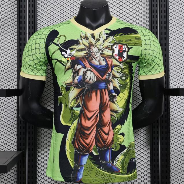 Japan 2024/25 Special Green Dragon Ball Match Version Shirt Soccer Jersey