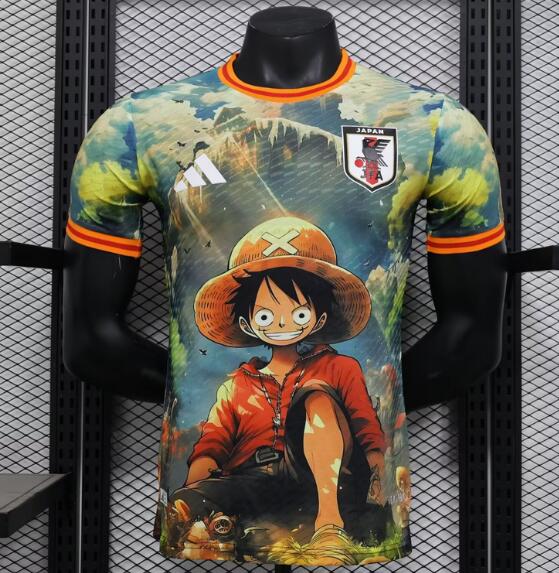Japan 2025/26 Special One Piece Luffy Match Version Shirt Soccer Jersey