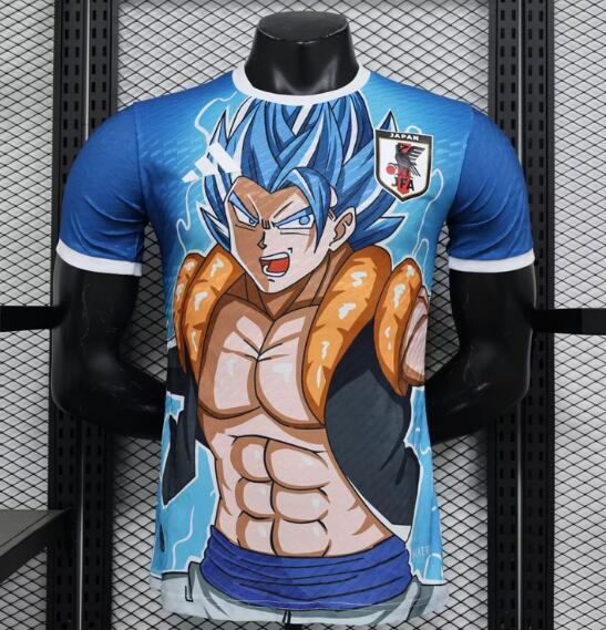 Japan 2024/25 Special Blue Dragon Ball Match Version Shirt Soccer Jersey