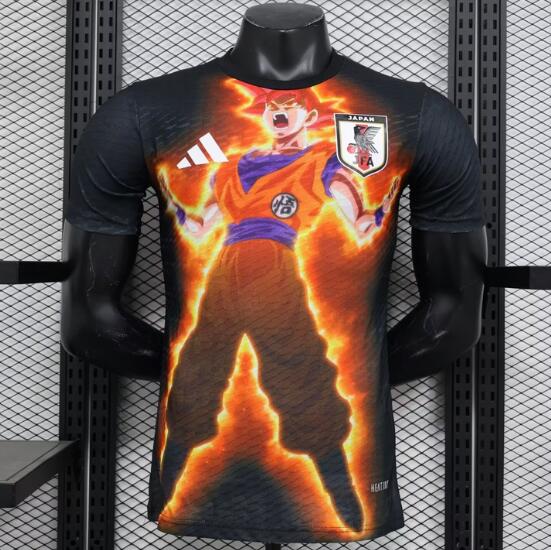 Japan 2024/25 Special Black Dragon Ball Match Version Shirt Soccer Jersey