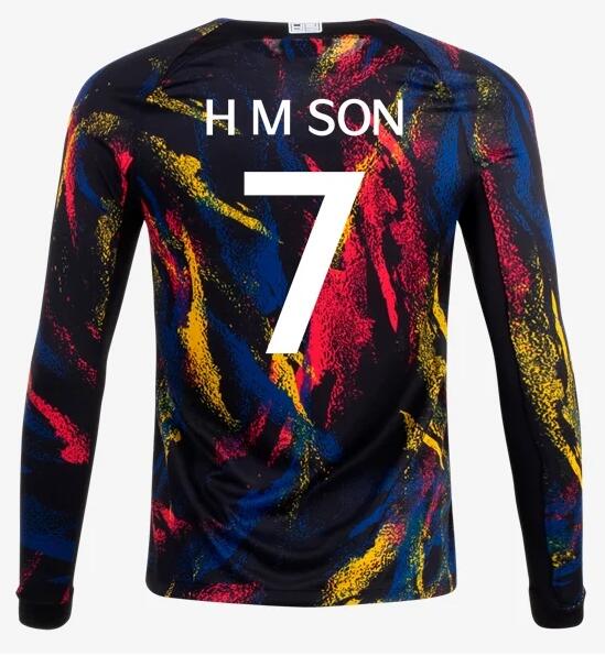 Japan 2022 World Cup Away 7 H M Son Long Sleeved Shirt Soccer Jersey