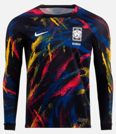 South Korea 2022 World Cup Away Long Sleeved Shirt Soccer Jersey