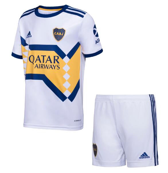 Boca Juniors 2020/21 Away Kids Soccer Jersey Kit Children Shirt + Shorts