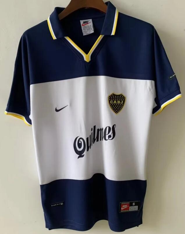 Boca Juniors 2000 Away Retro Shirt Soccer Jersey