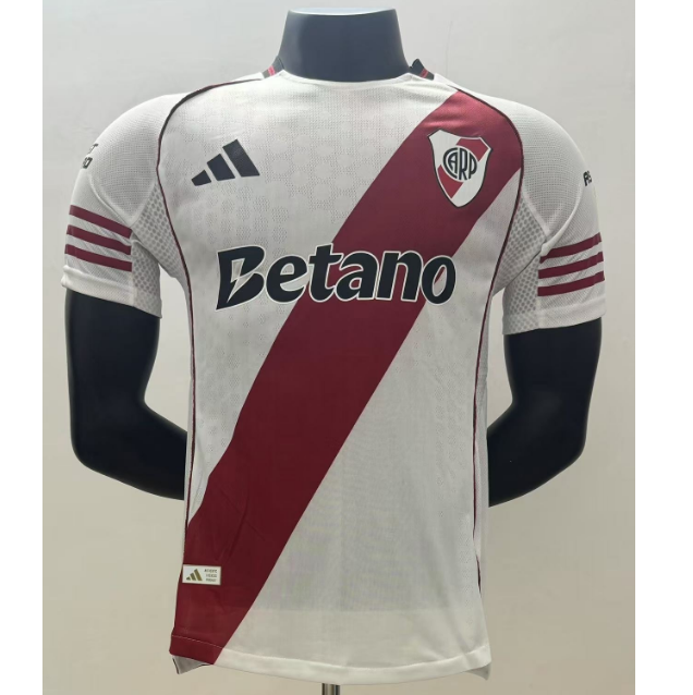 River Plate 2025/26 Home Match Version Shirt Soccer Jersey