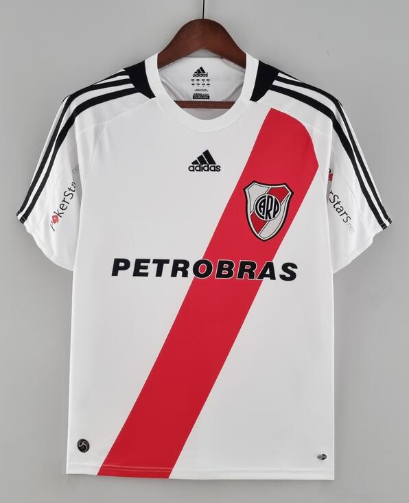 River Plate 2009/10 Home Retro Shirt Soccer Jersey
