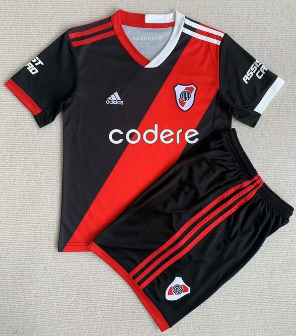 River Plate 2023/24 Third Kids Soccer Kit Children Shirt + Shorts