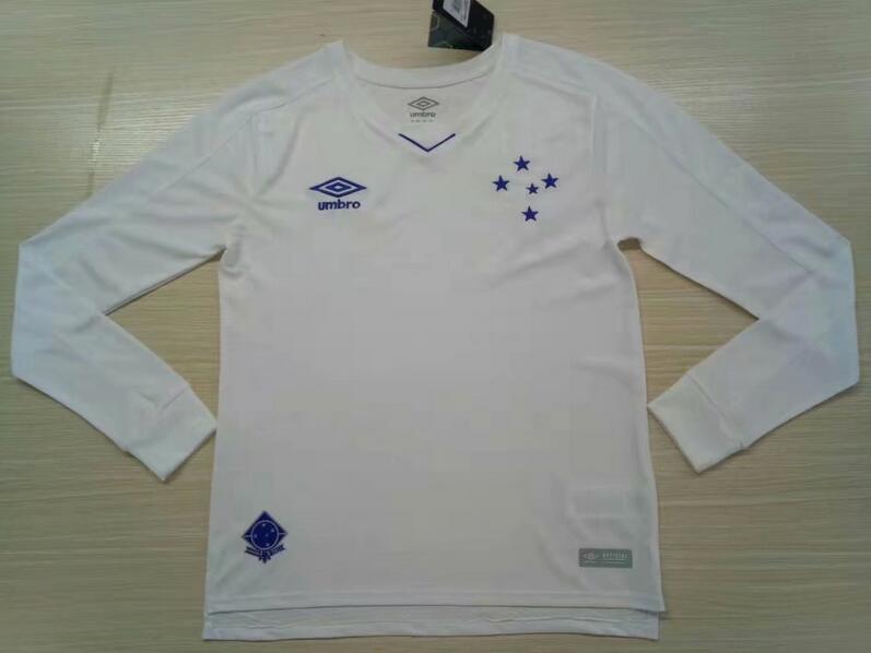 Cruzeiro 2019/2020 Away Long Sleeved Shirt Soccer Jersey