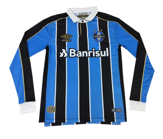 Grêmio FBPA 2019/20 Home Long Sleeved Shirt Soccer Jersey