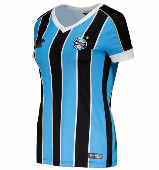 Grêmio FBPA 2019/20 Home Women Shirt Soccer Jersey