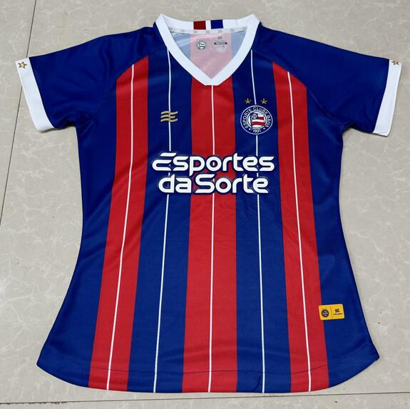 Esporte Clube Bahia 2024/25 Away Women Shirt Soccer Jersey