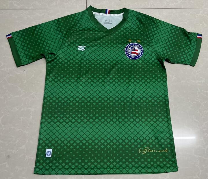 Esporte Clube Bahia 2023/24 Goalkeeper Green Shirt Soccer Jersey