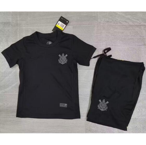 Corinthians 2024/25 Away Kids Soccer Uniforms Children Kit