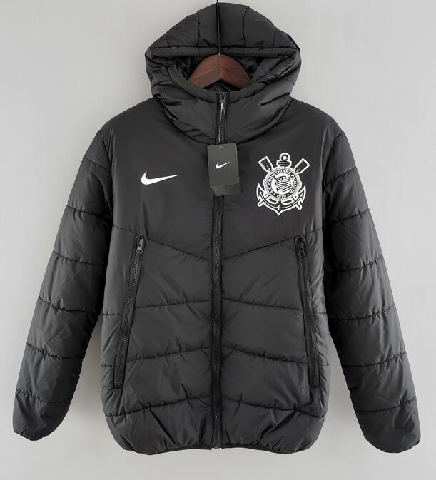 SC Corinthians 2022/23 Black White Cotton Jacket