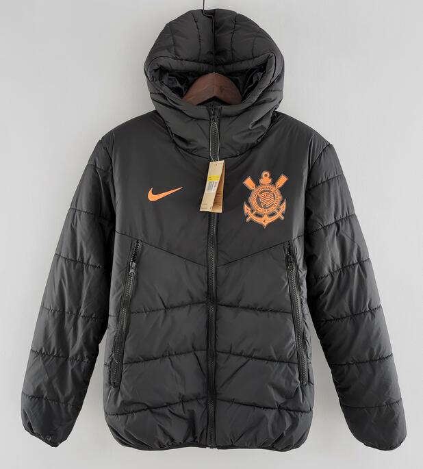 SC Corinthians 2022/23 Black Orange Cotton Jacket