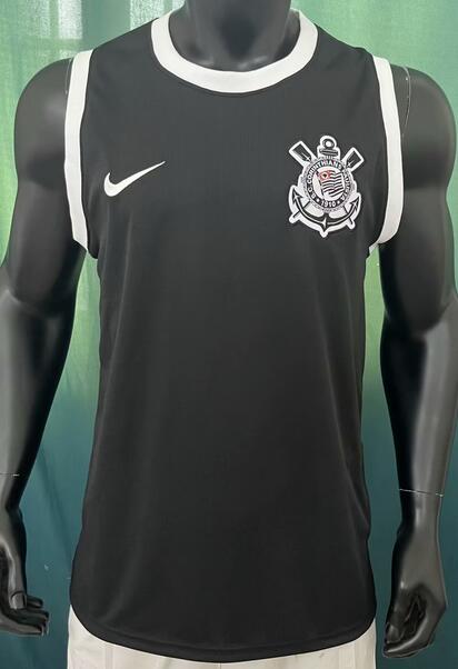 Corinthians 2023/24 Black White Vest Training Shirt
