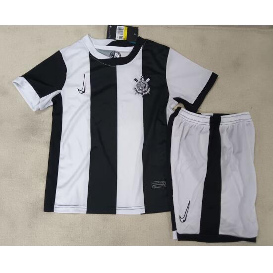 Corinthians 2024/25 Third Kids Soccer Uniforms Children Kit