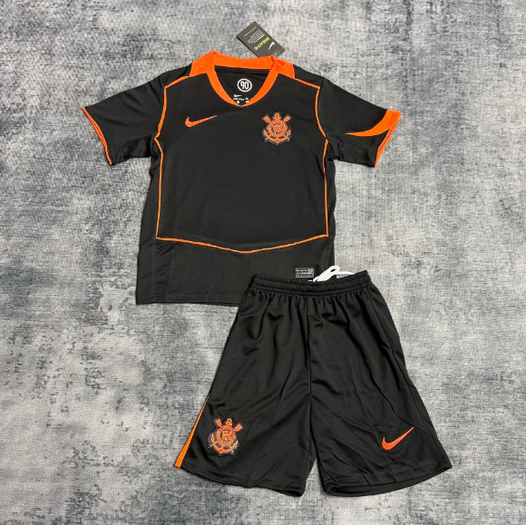 Corinthians 2025/26 Third Kids Soccer Uniforms Children Kit
