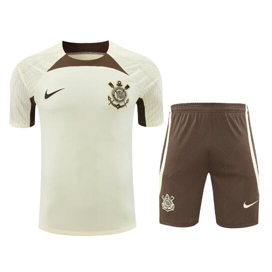 Corinthians 2024/25 Yellow Training Uniforms (Shirt+Shorts)