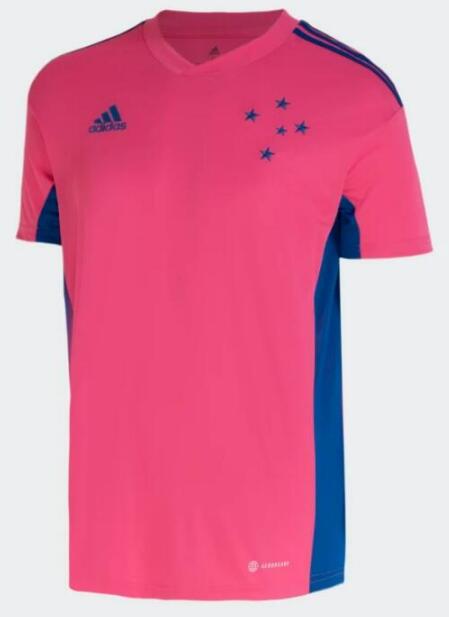 Cruzeiro 2022/23 Pink Shirt Soccer Jersey