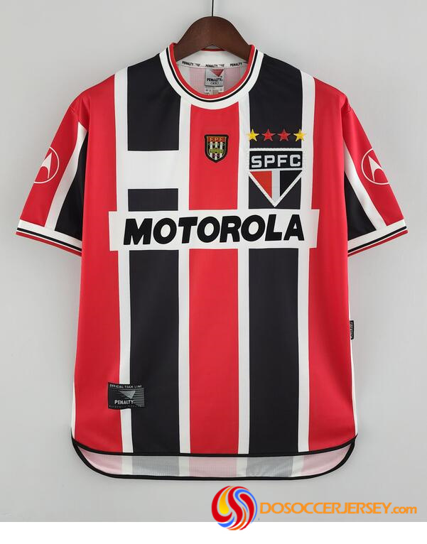 Sao Paulo FC 2000 Away Retro Shirt Soccer Jersey