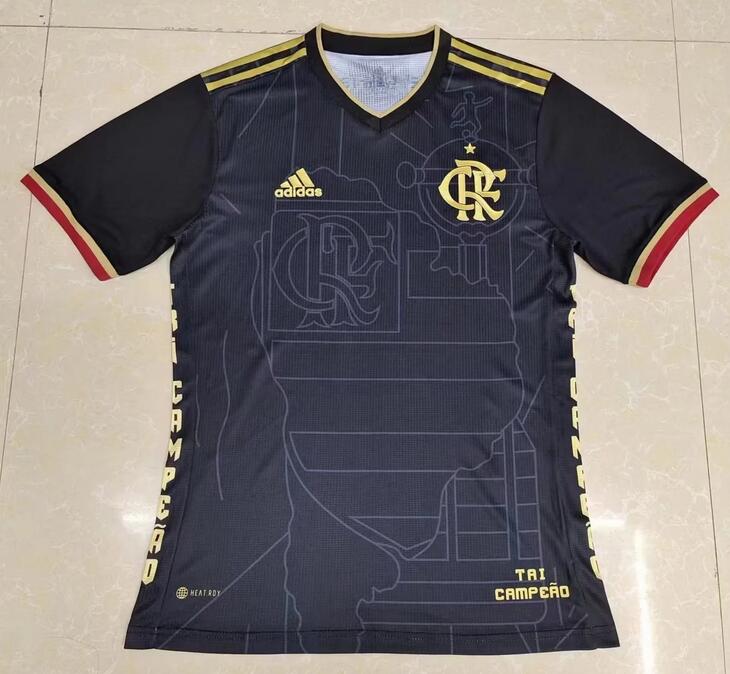 CR Flamengo 2022/23 Special Black Match Version Shirt Soccer Jersey
