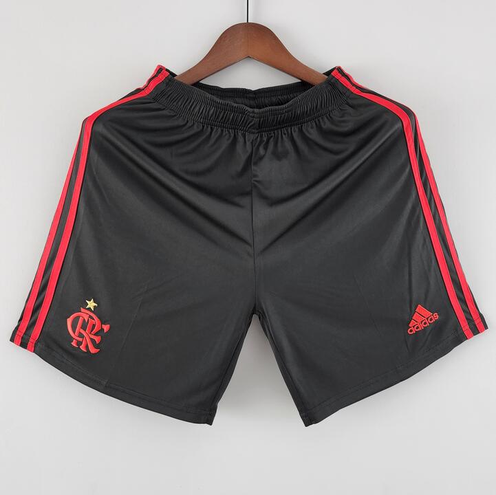 CR Flamengo 2022/23 Black Soccer Shorts