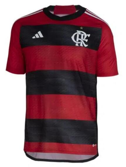 CR Flamengo 2023/24 Home Match Version Shirt Soccer Jersey