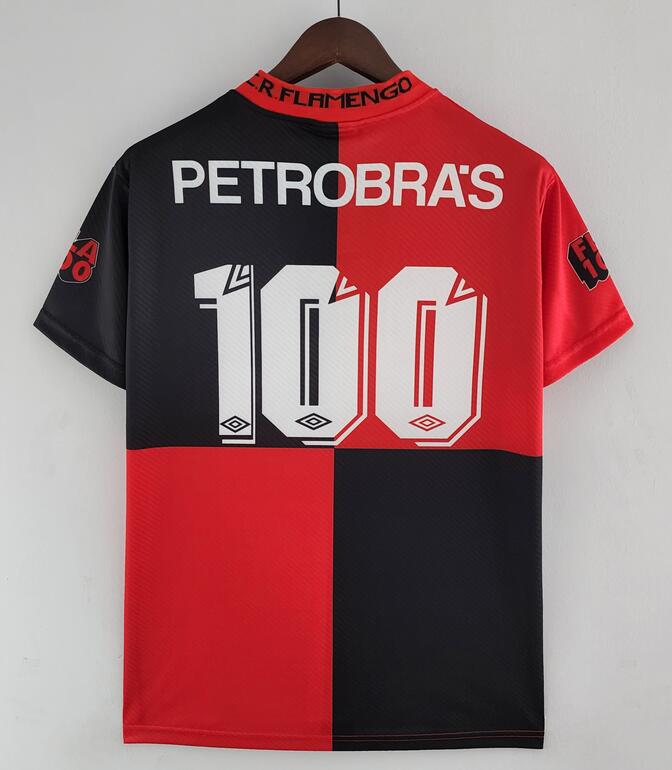 Flamengo 1994 Home Retro 100th Anniversary Shirt Soccer Jersey