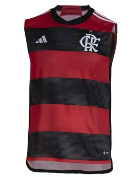 CR Flamengo 2023/24 Home Vest Shirt Soccer Jersey