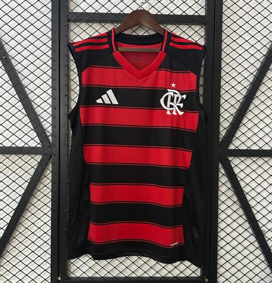 CR Flamengo 2025/26 Home Vest Shirt Soccer Jersey