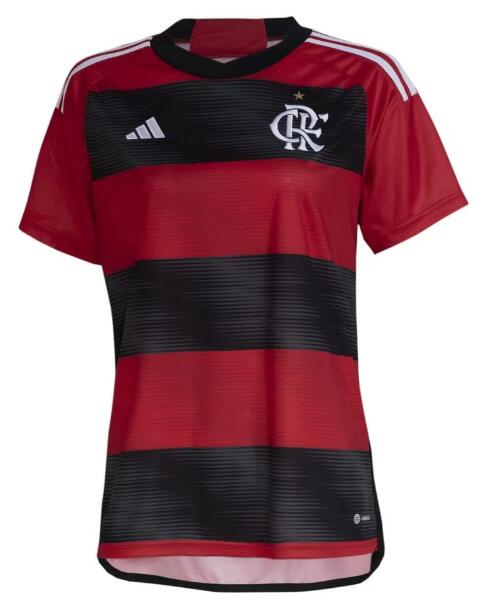 CR Flamengo 2023/24 Home Women Shirt Soccer Jersey