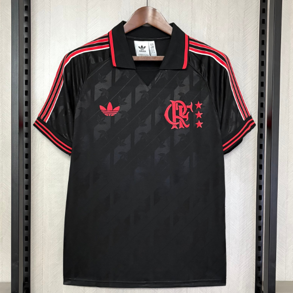 CR Flamengo 2025/26 Special Retro Black Shirt Soccer Jersey