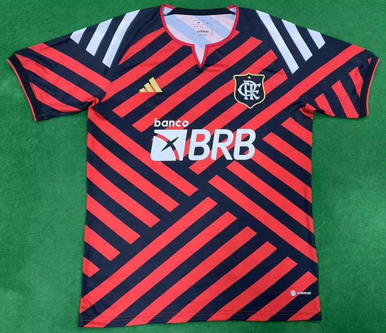 CR Flamengo 2023/24 Special Red Black Shirt Soccer Jersey