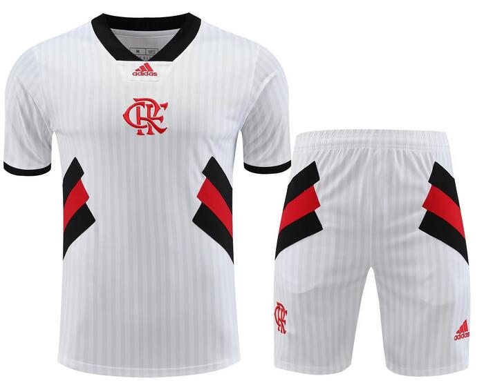 CR Flamengo 2023/24 Special White Soccer Uniforms (Shirt+Shorts)