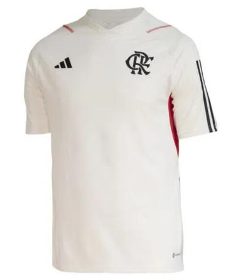 CR Flamengo 2023/24 White Pre-Match Training Shirt