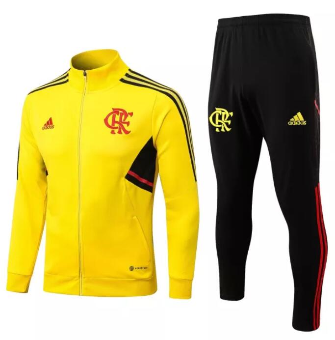 CR Flamengo 2022/23 Yellow Training Suit (Jacket+Trousers)