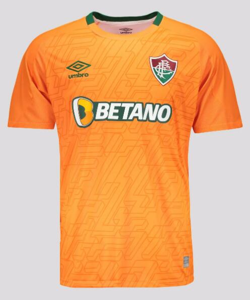 Fluminense 2022/23 Goalkeeper Orange Shirt Soccer Jersey