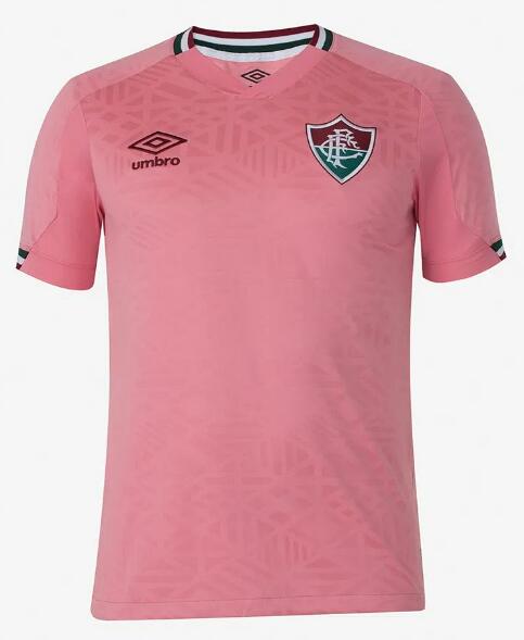 Fluminense 2022/23 Pink Shirt Soccer Jersey