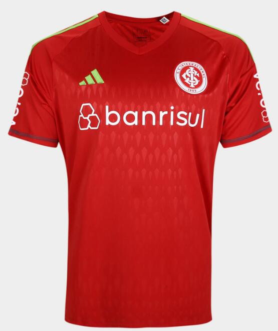 SC Internacional 2023/24 Goalkeeper Red Shirt Soccer Jersey