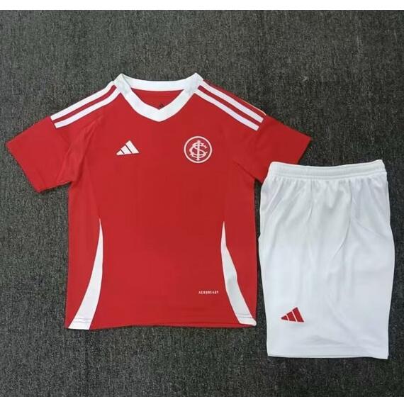 SC Internacional 2025/26 Home Kids Soccer Kits Children Shirt + Shorts