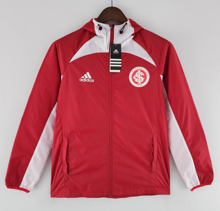 Internacional 2022/23 Red White Windbreaker Jacket