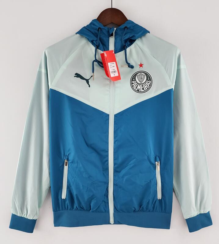 Palmeiras 2022/23 Blue Windbreaker Jacket