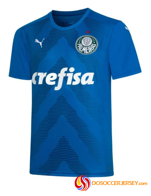 Camisa Palmeiras 2022/223 Goalkeeper Blue Shirt Soccer Jersey