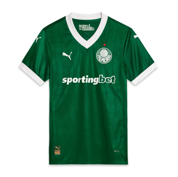 Camisa Palmeiras 2025/26 Home Match Version Shirt Soccer Jersey