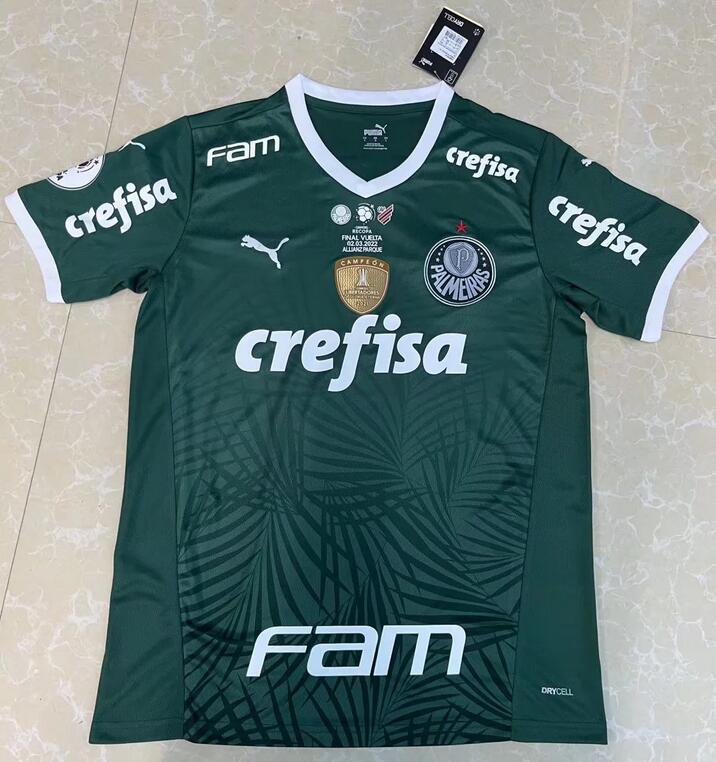 Camisa Palmeiras 2022/223 Home Shirt Soccer Jersey With Patches